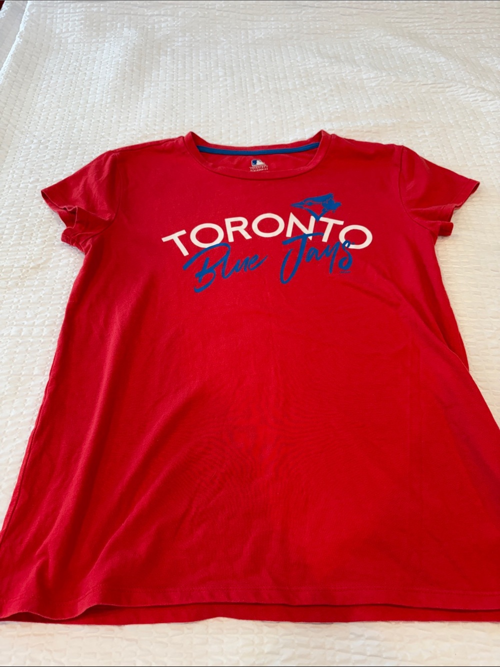 Toronto Blue Jays Women’s Red Logo Tee
Size XS